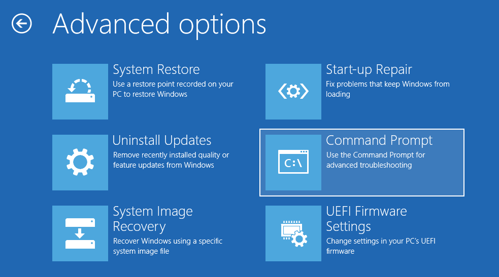 command prompt